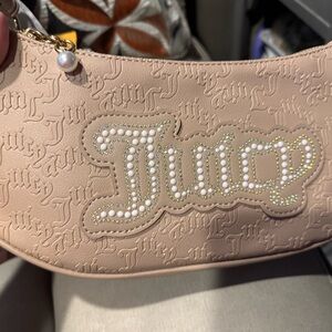 Elegant Beige Embossed JUICY Bag- NWT